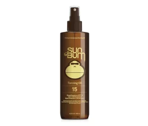 SPF 15 Sunscreen Tanning Oil