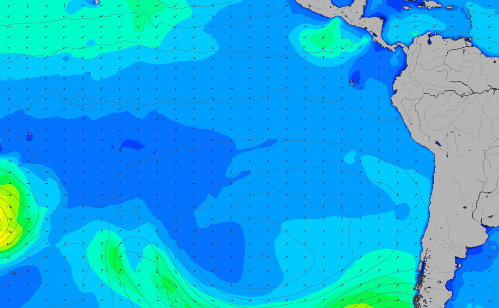 Semana de olas decrecientes