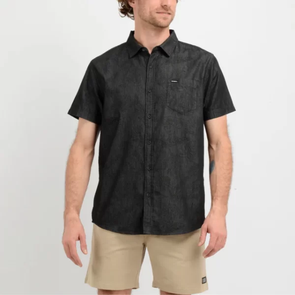 CAMISA MC  BLACK DEMIN