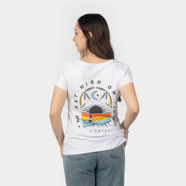 O'NEILL WAVE T-SHIRT Snow White Mujer - Imagen 2