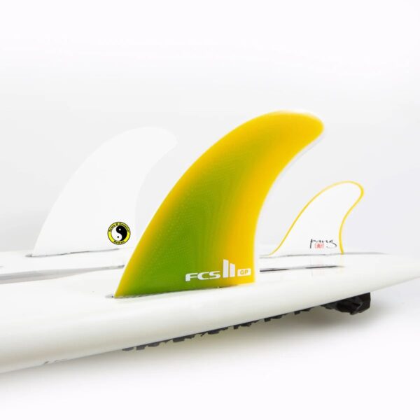 T&C PG Twin+1 Yellow Fade Retail Fins - Imagen 3
