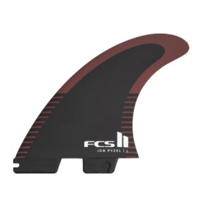 FCS II Pyzel PC Aircore Black/Shiraz Tri Retail Fins