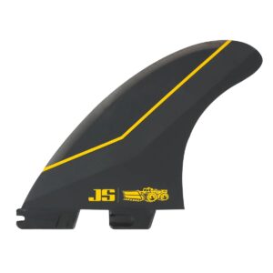 FCSII JS PC Carbon Black Tri Retail Fins