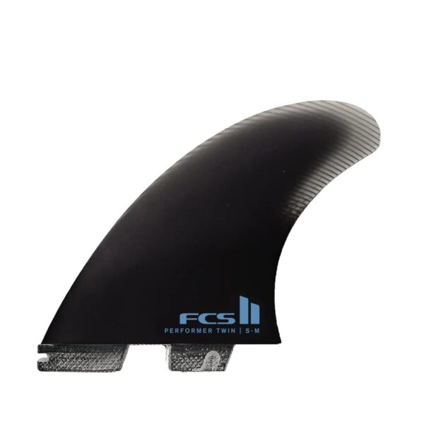 FCS II Performer Twin +1 PG S-M Black Retail Fins
