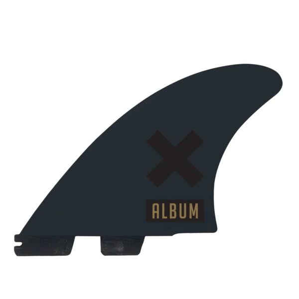 FCS II Album Keel PG S-M Black/Gold Retail Fins - Imagen 2