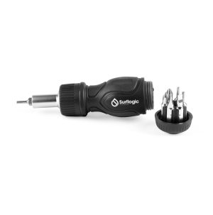 Ratchet fin screwdriver