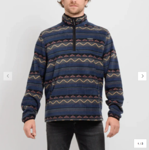 POLERON HOMBRE - MICROPOLARFLEECE - ETNIC INSIGNIA BLUE