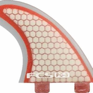 PC-3 RED/CLEAR TRI FIN SET