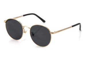 Heidi Brushed Gold Black